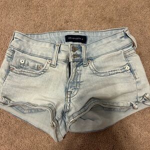 Aeropostale Faded Blue Denim Shorts
